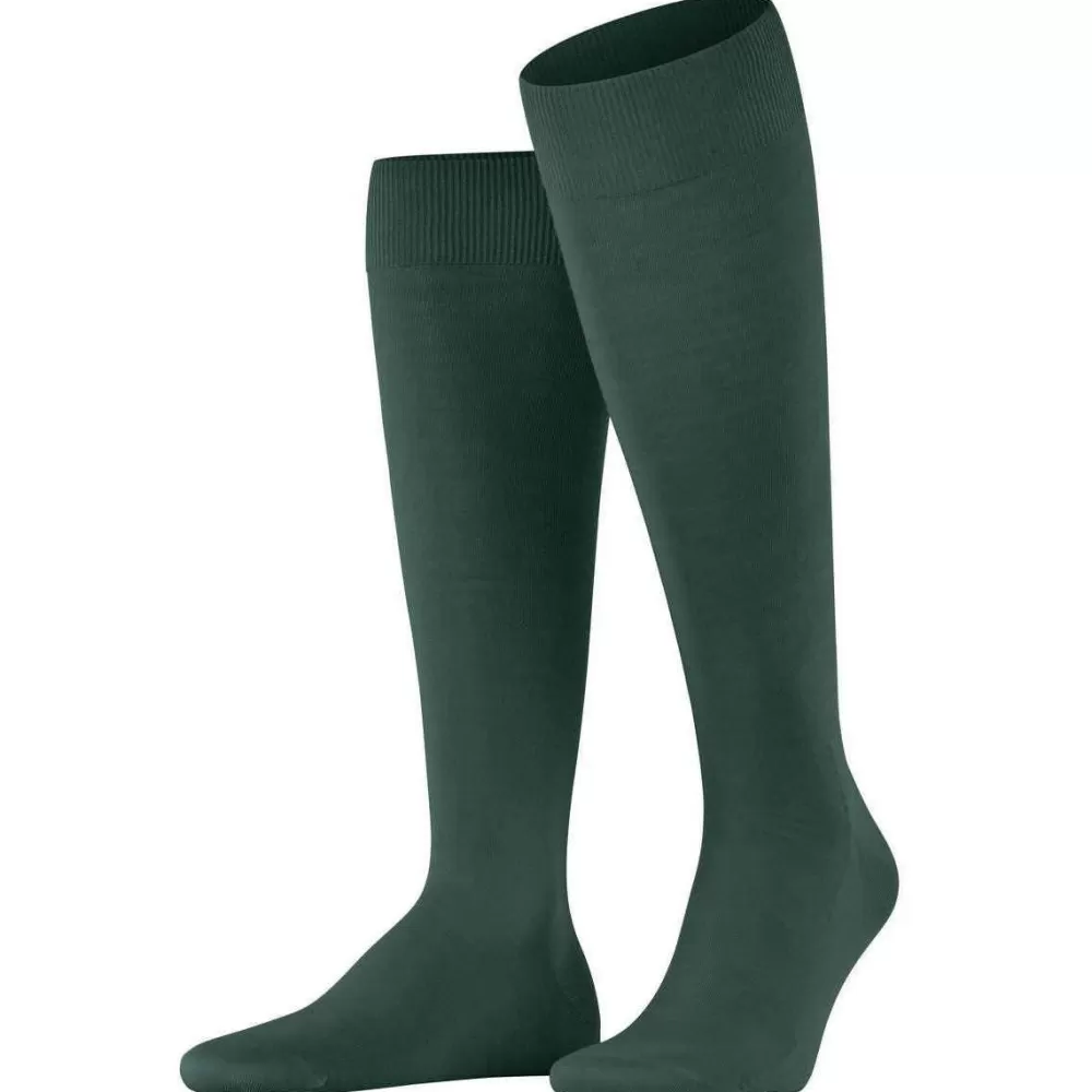 Falke Men's Socks^Green Climawool Knee High Socks