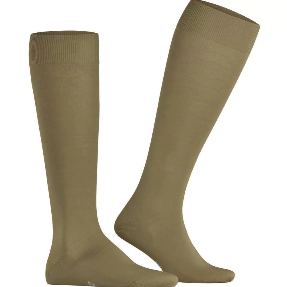 Falke Men's Socks^Green Climawool Knee High Socks