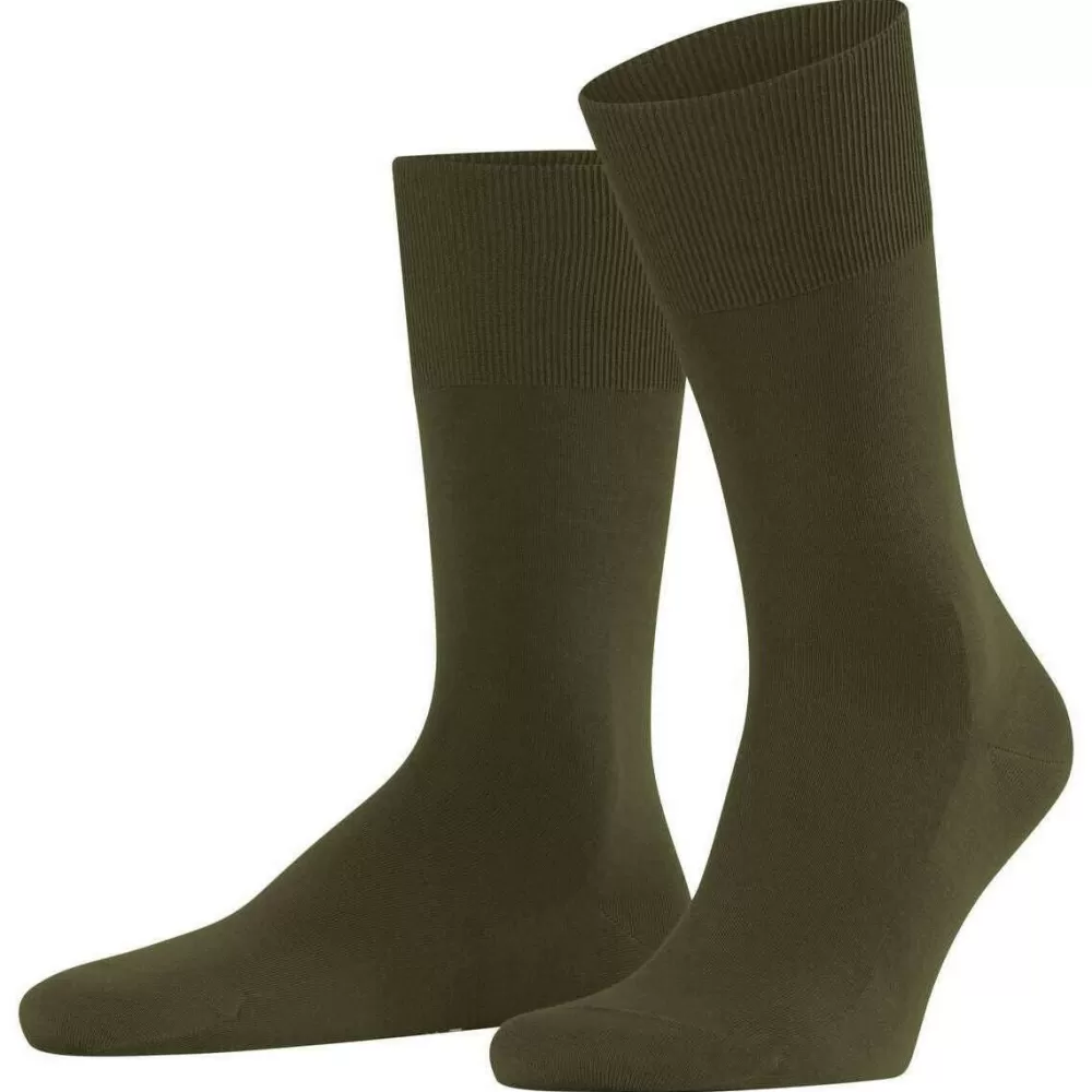 Falke Men's Socks^Green Climawool Socks