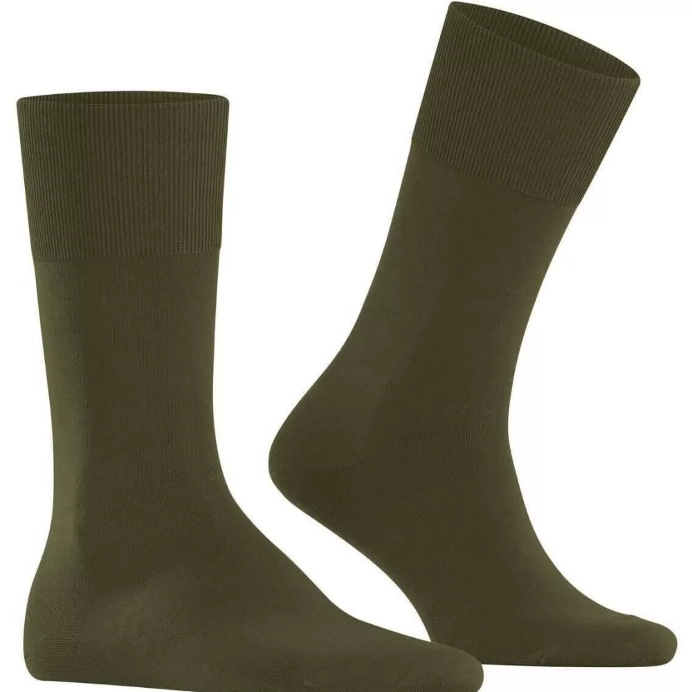Falke Men's Socks^Green Climawool Socks