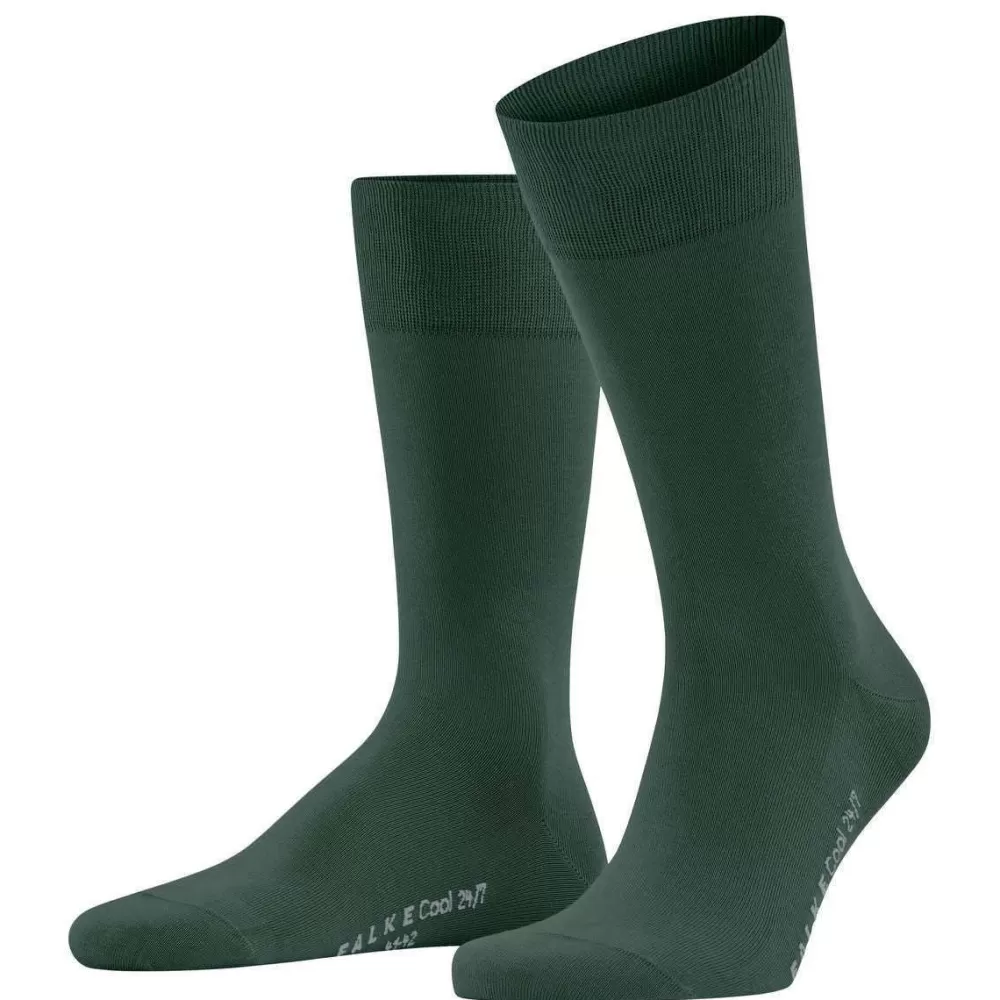 Falke Men's Socks^Green Cool 24/7 Socks