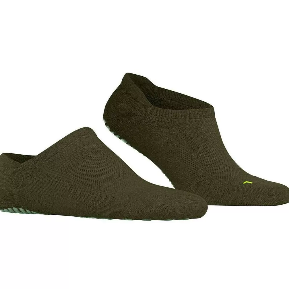 Falke Men's Socks^Green Cool Kick Printed Sole Sneaker Socks