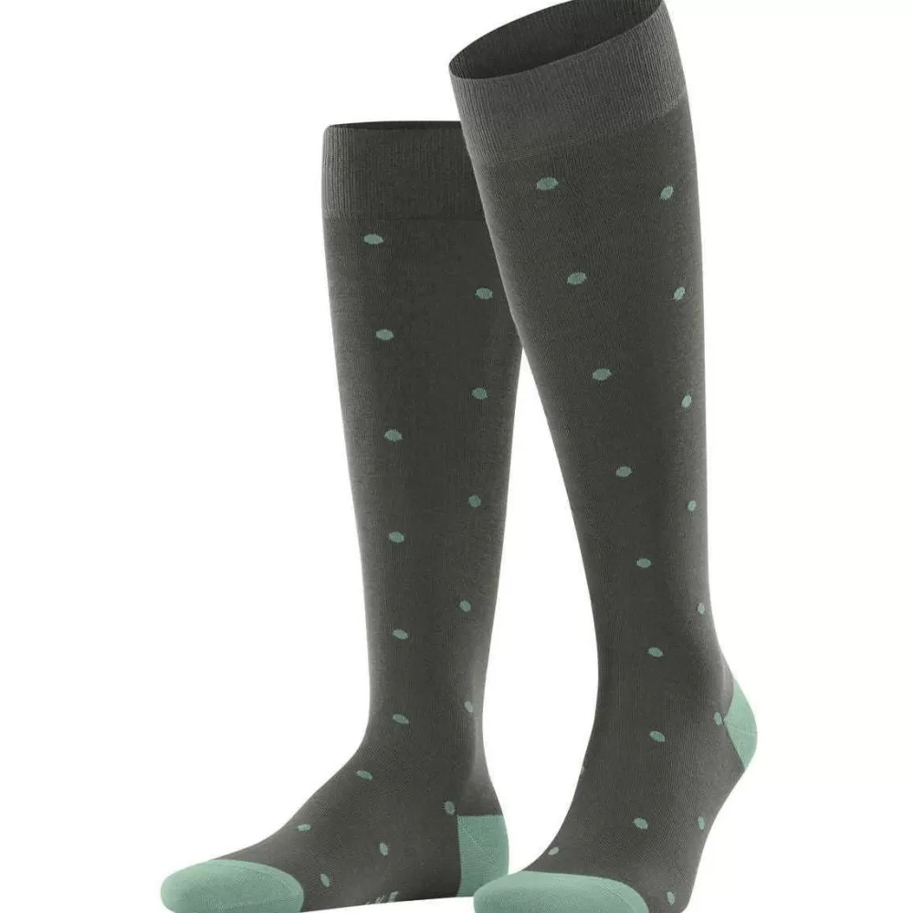 Falke Men's Socks^Green Dot Knee High Socks