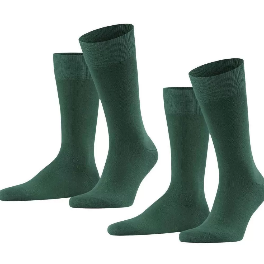 Falke Men's Socks^Green Happy 2 Pack Socks