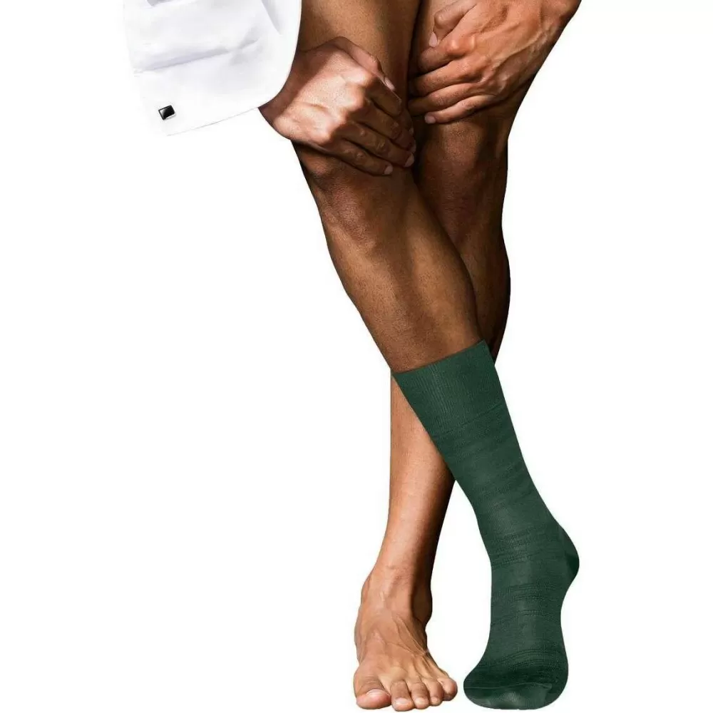 Falke Men's Socks^Green Highshine Socks