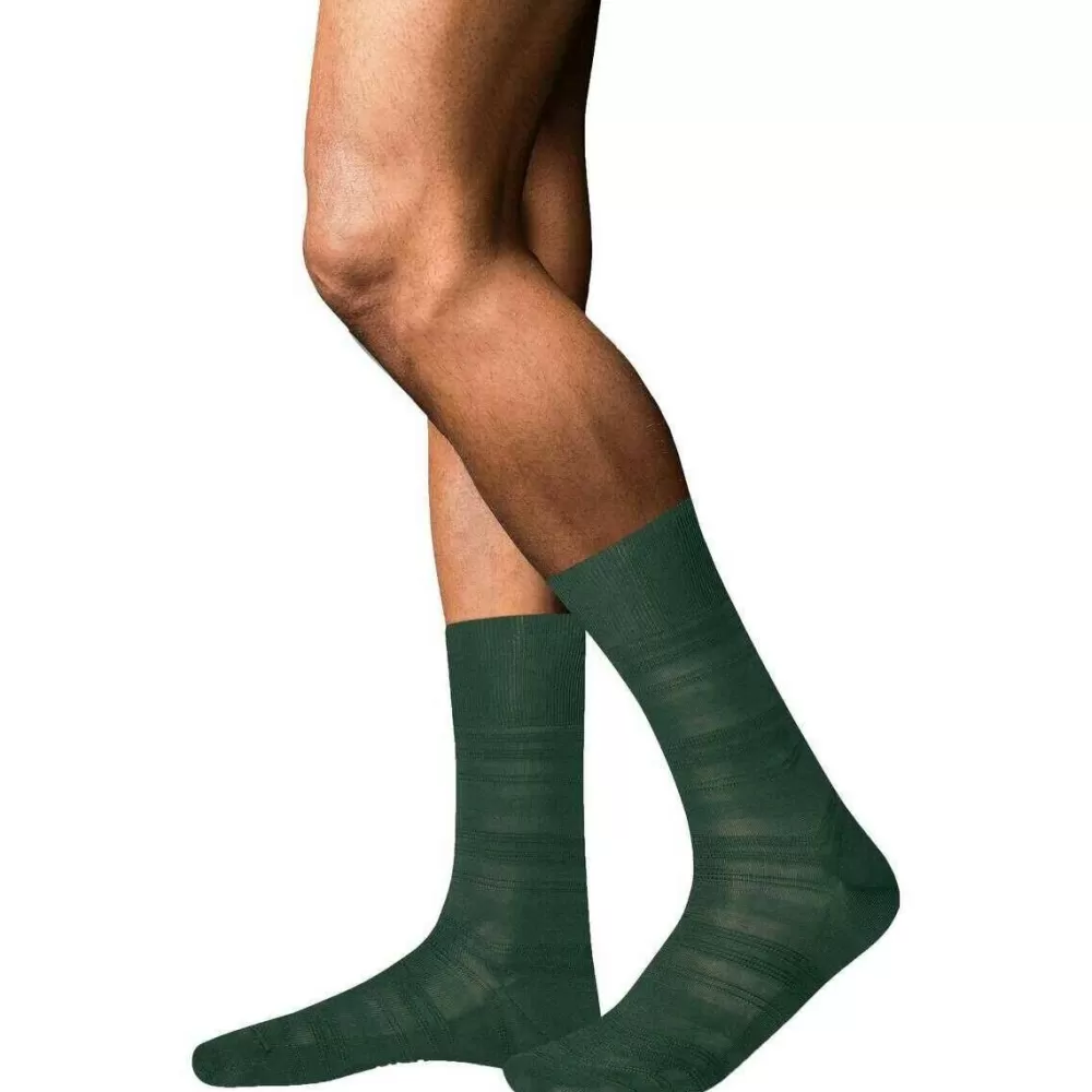 Falke Men's Socks^Green Highshine Socks