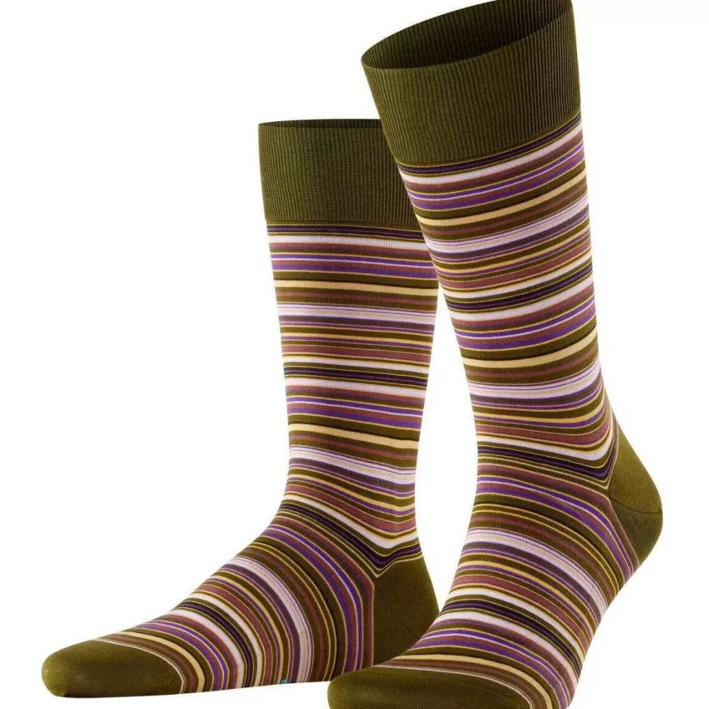 Falke Men's Socks^Green Microblock Socks
