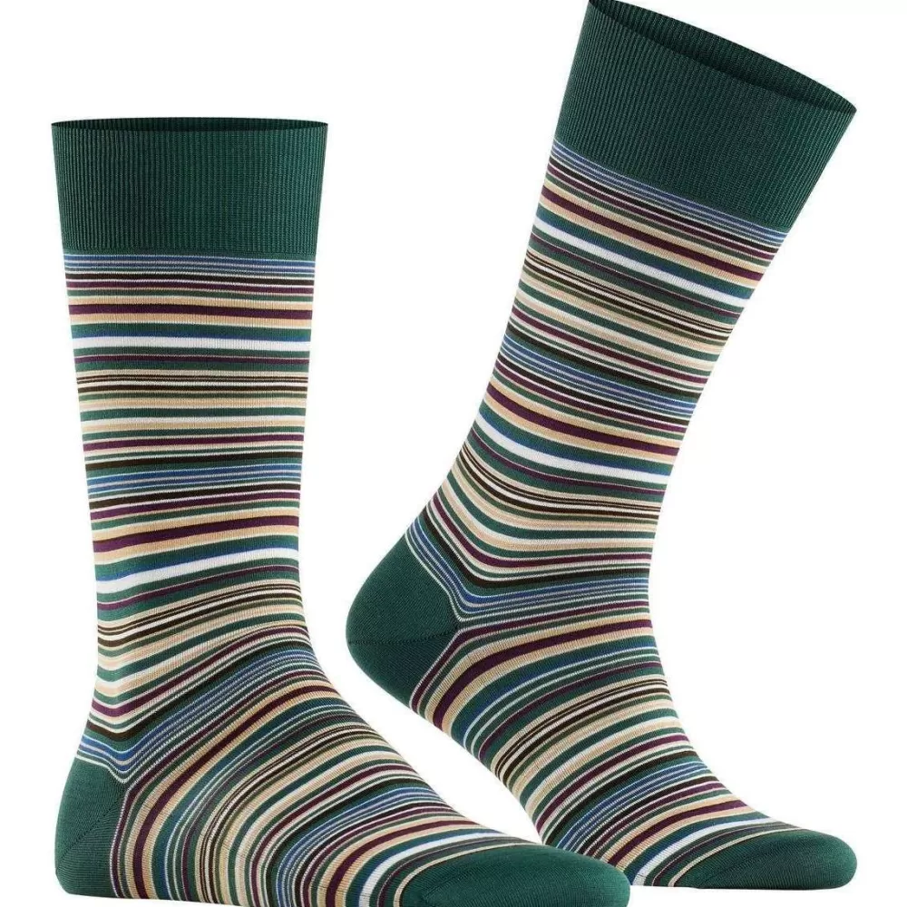 Falke Men's Socks^Green Microblock Socks