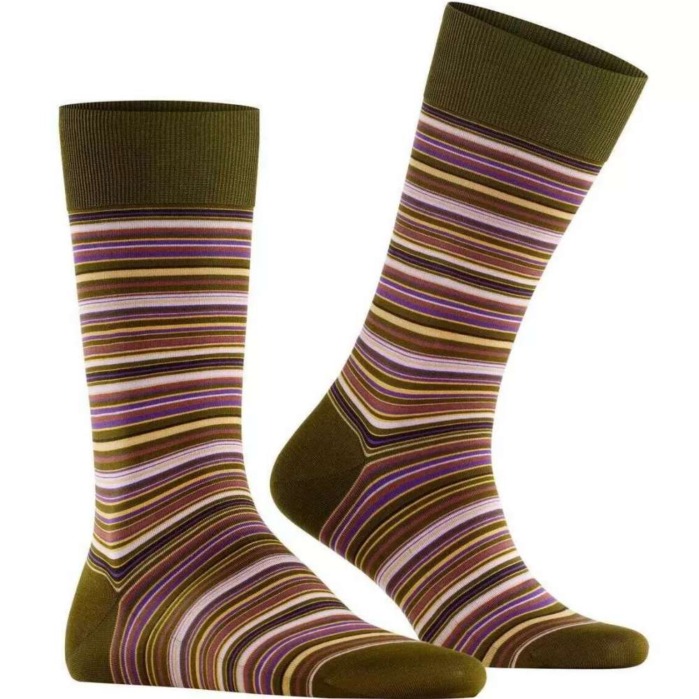 Falke Men's Socks^Green Microblock Socks