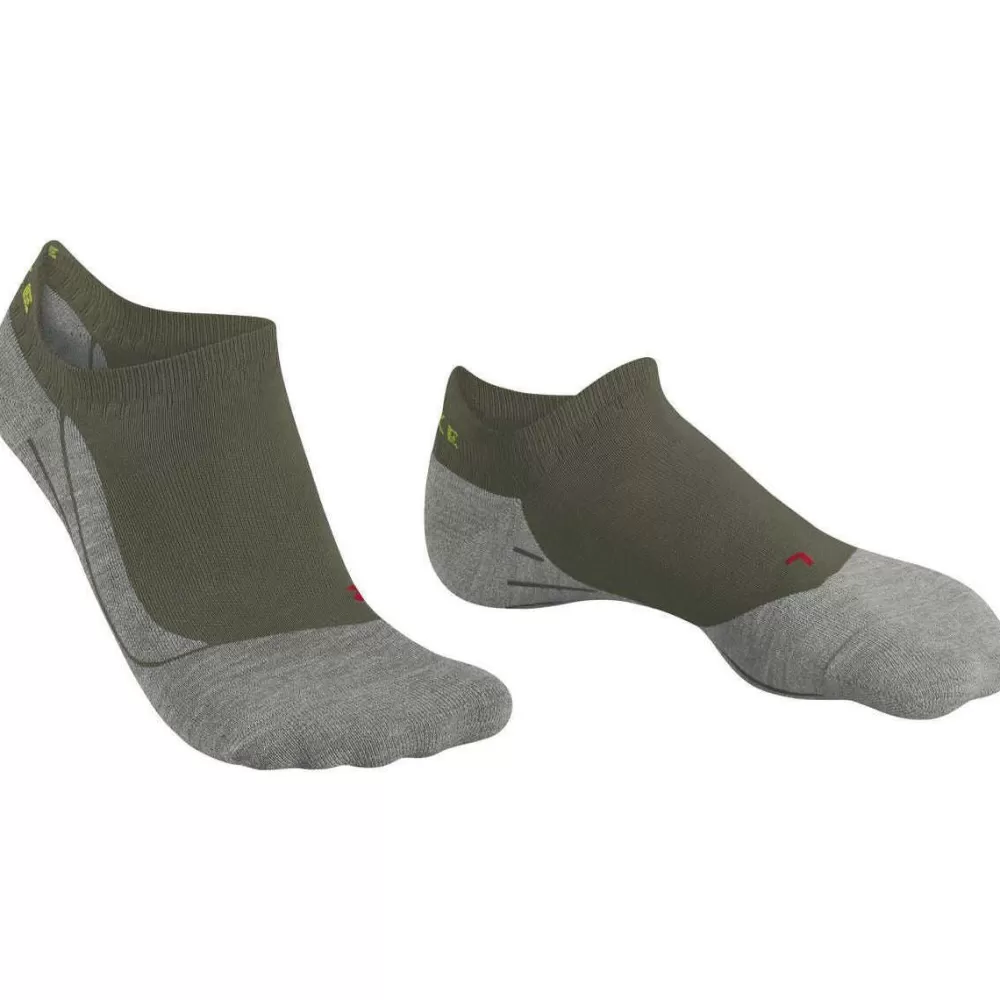 Falke Men's Socks^Green Ru4 Endurance Invisible No Show Socks
