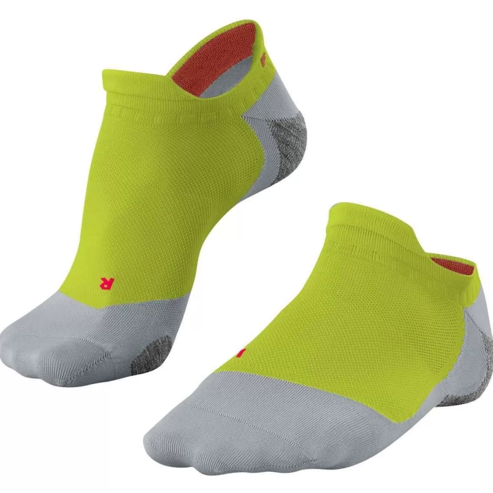 Falke Men's Socks^Green Ru5 Race Invisible No Show Socks