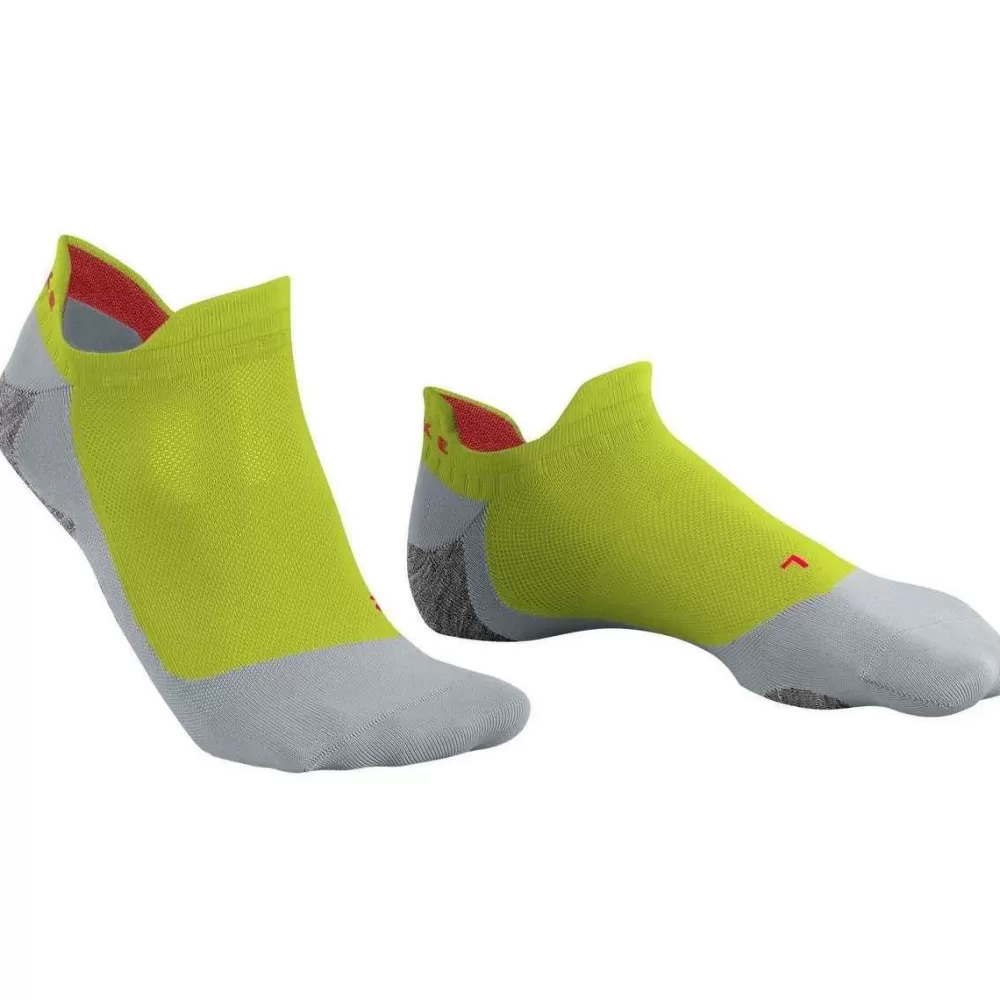 Falke Men's Socks^Green Ru5 Race Invisible No Show Socks