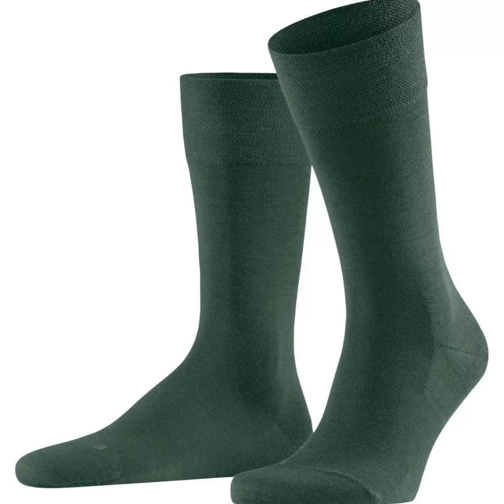 Falke Men's Socks^Green Sensitive Berlin Socks