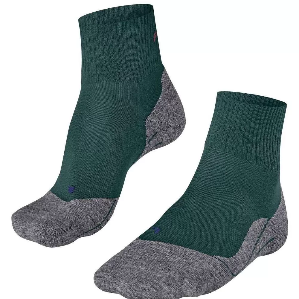 Falke Men's Socks^Green Tk5 Wander Cool Short Socks