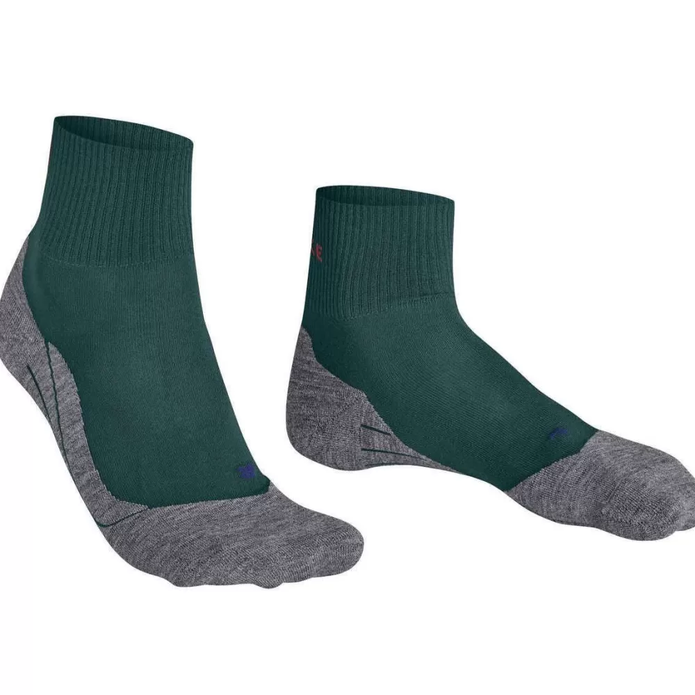 Falke Men's Socks^Green Tk5 Wander Cool Short Socks