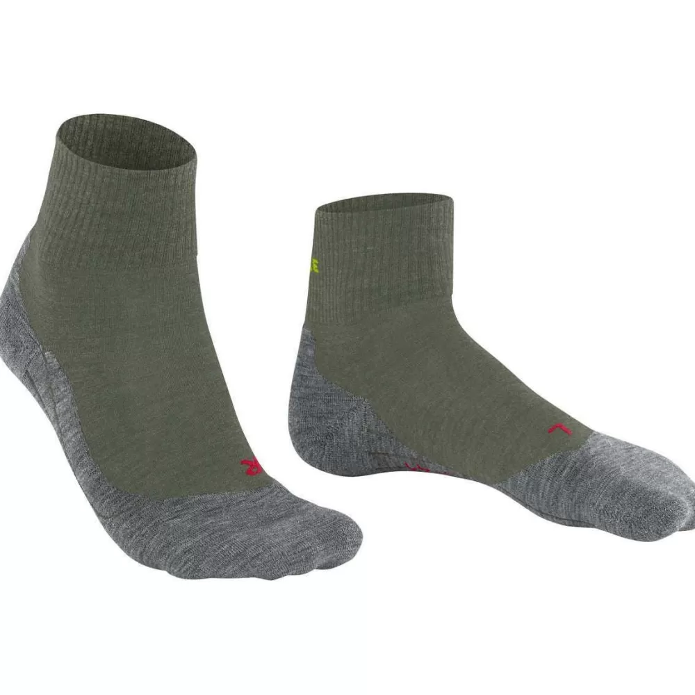 Falke Men's Socks^Green Tk5 Wander Short Socks