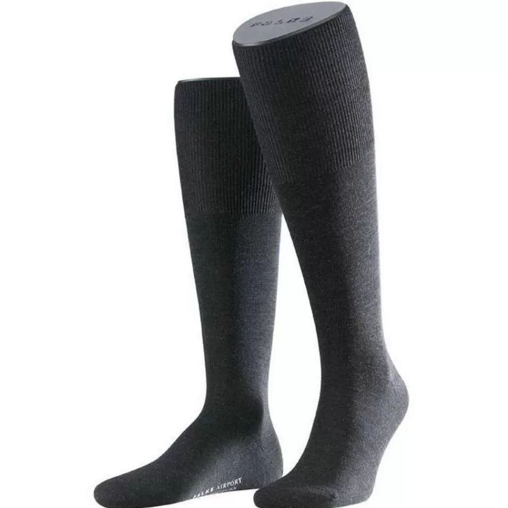 Falke Men's Socks^Grey Airport Knee High Socks