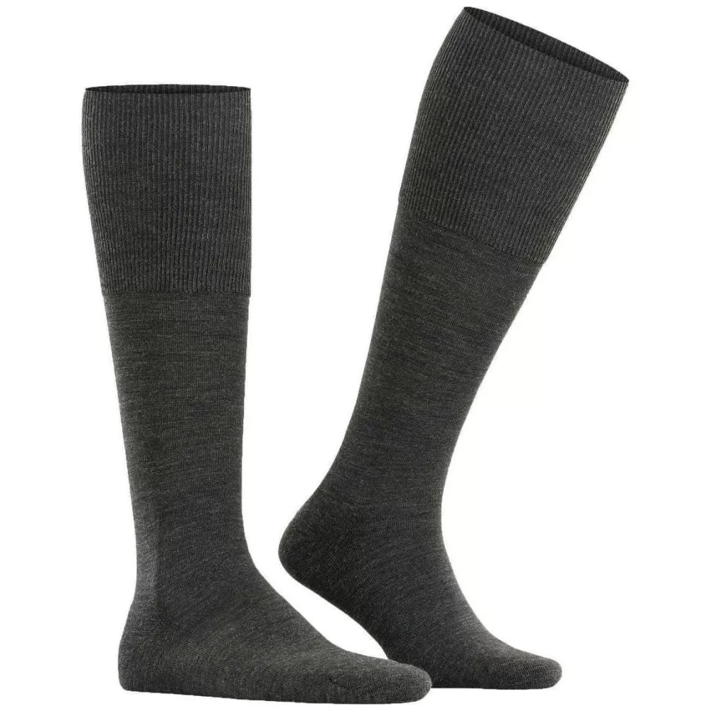Falke Men's Socks^Grey Airport Plus Knee-High Socks