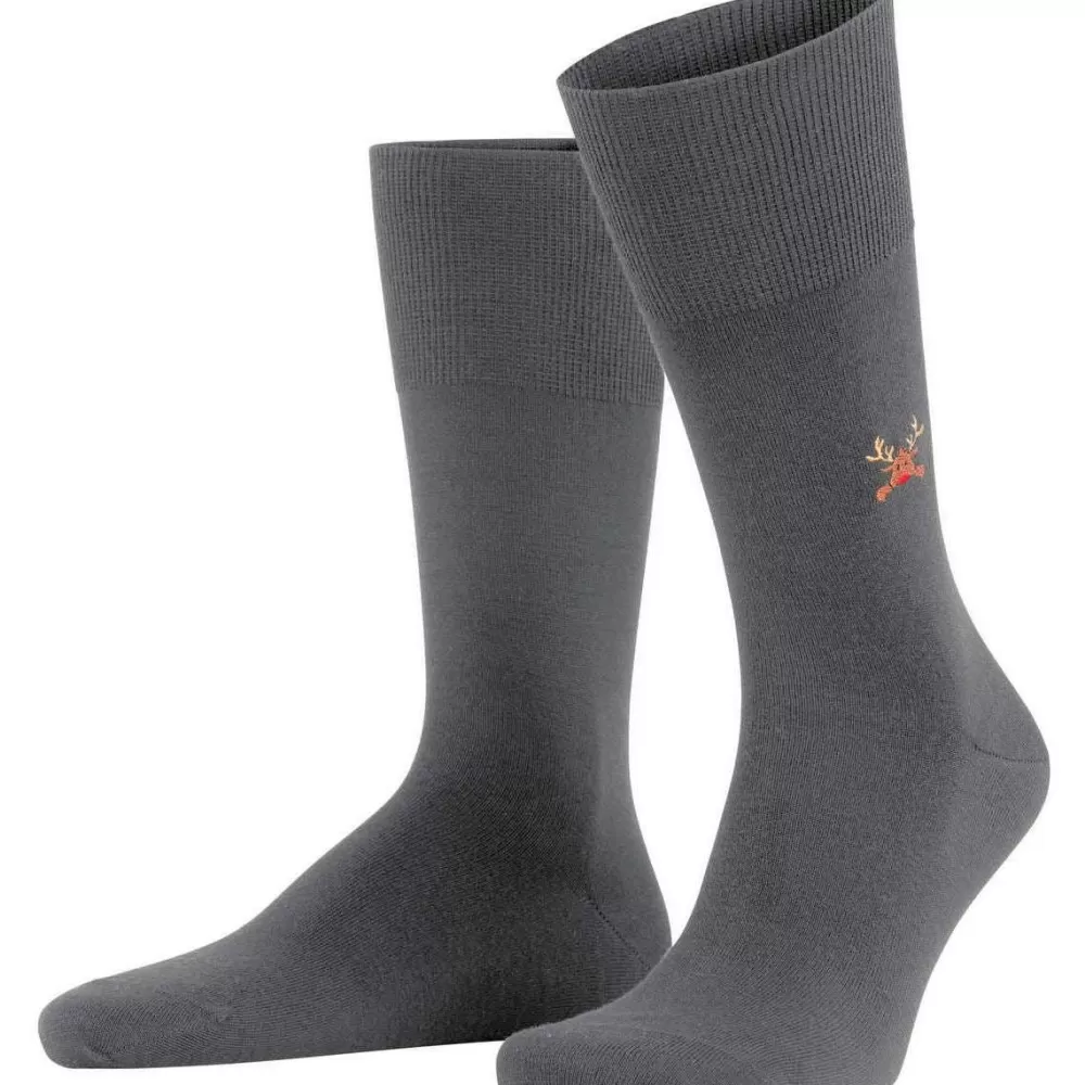 Falke Men's Socks^Grey Airport Rudolf Socks