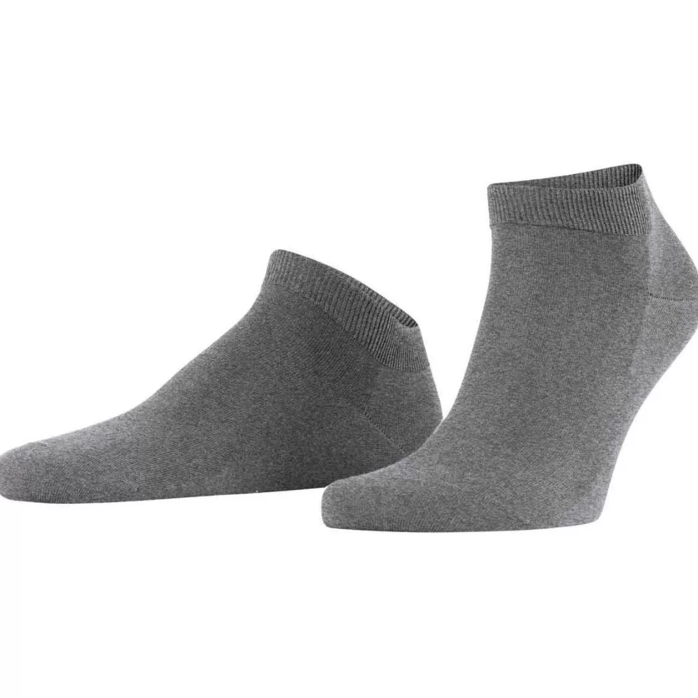 Falke Men's Socks^Grey Climawool Sneaker Socks
