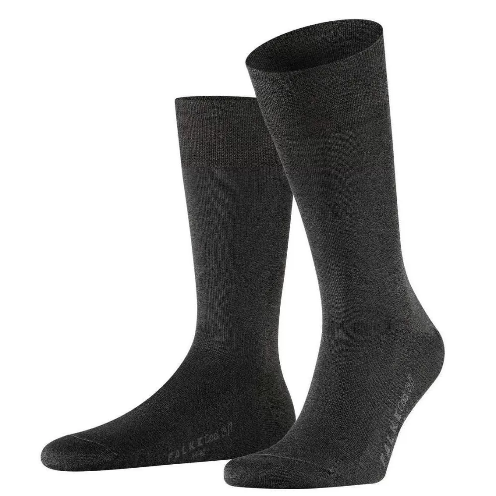 Falke Men's Socks^Grey Cool 24/7 Socks