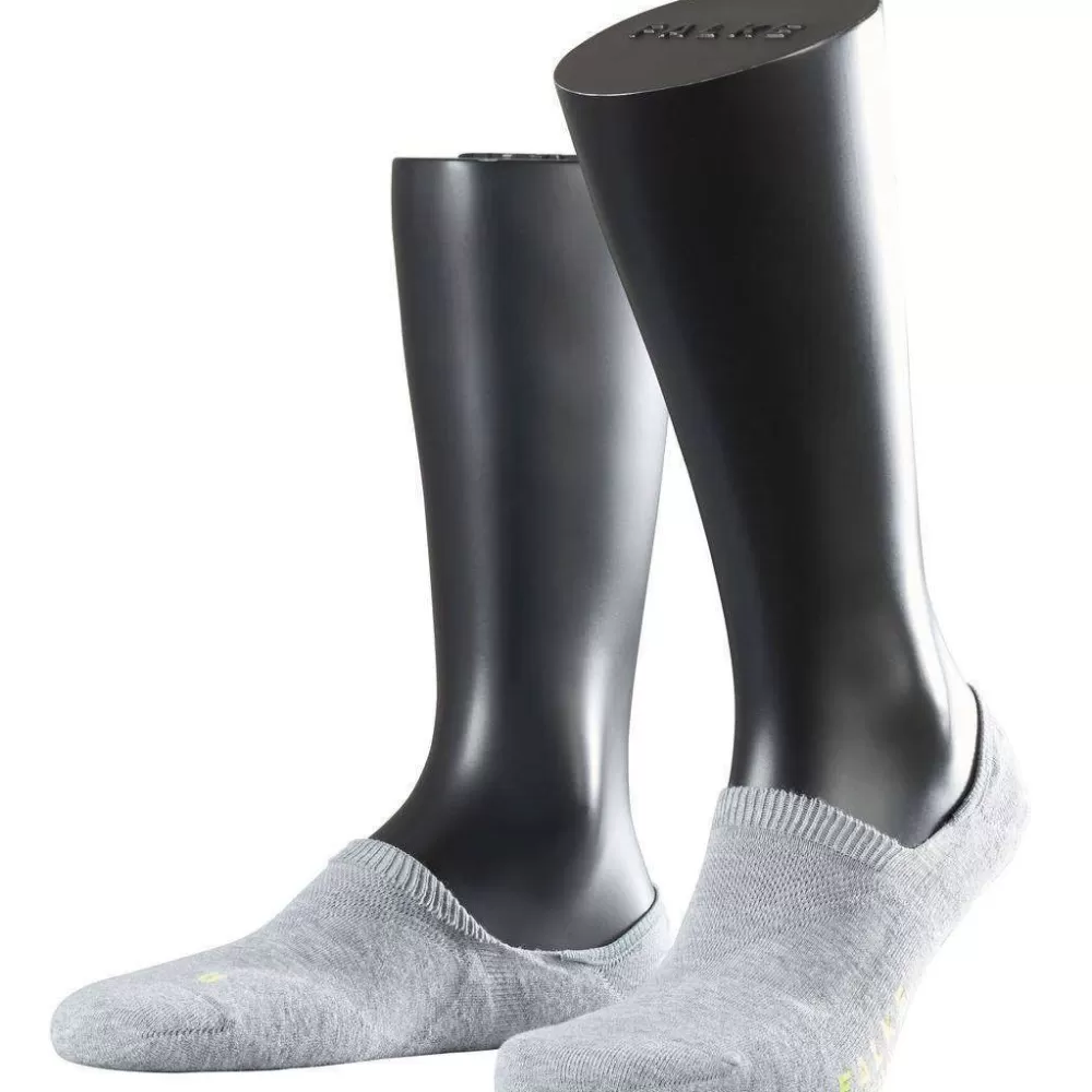 Falke Men's Socks^Grey Cool Kick Invisible Shoe Liners