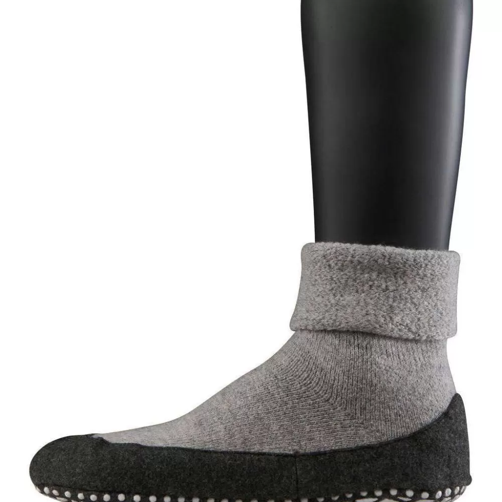Falke Men's Socks^Grey Cosyshoe Midcalf Socks