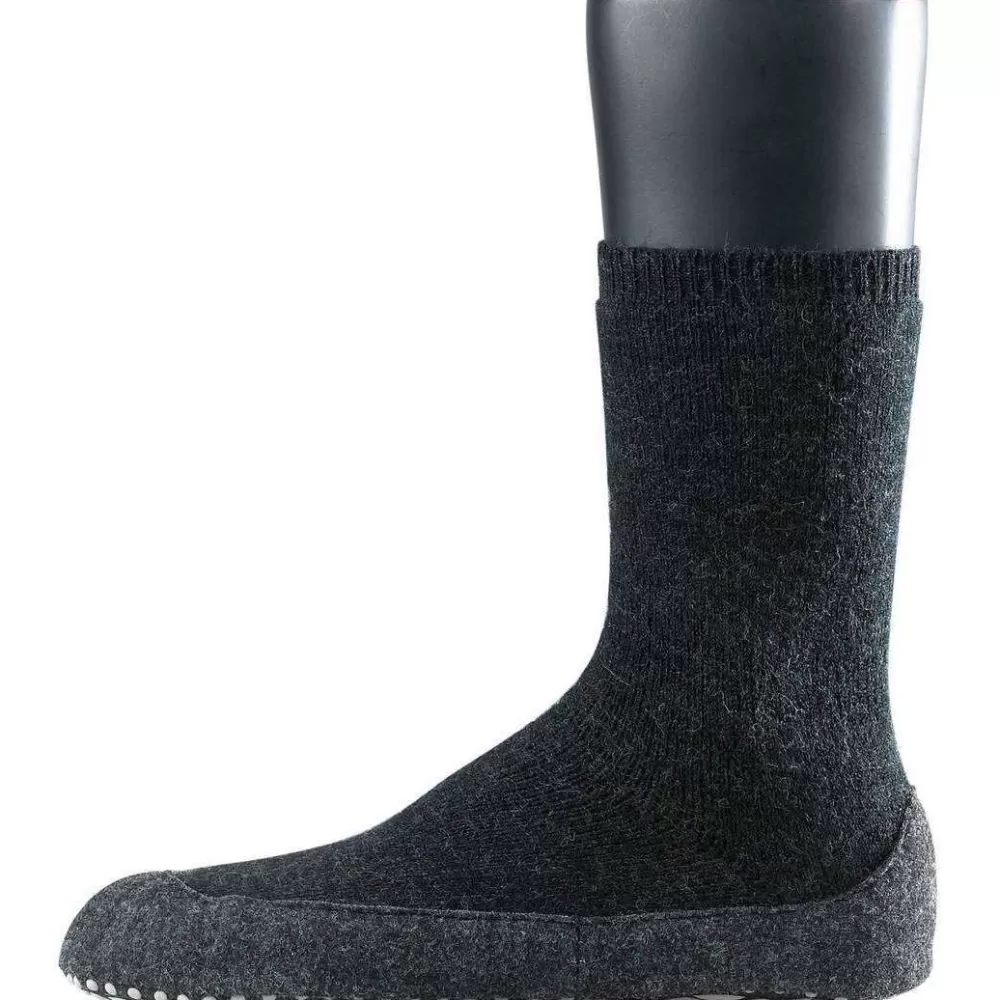 Falke Men's Socks^Grey Cosyshoe Midcalf Socks