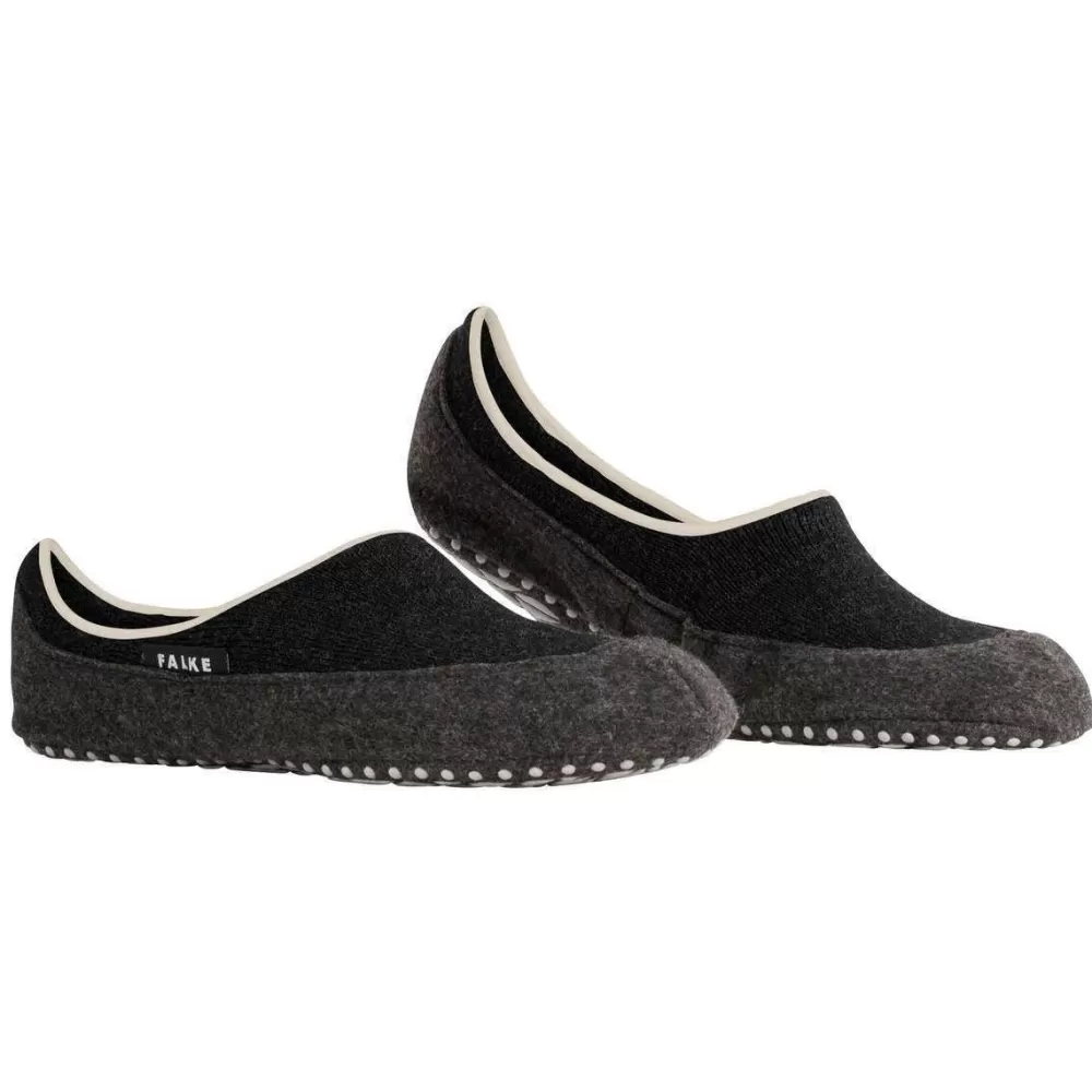 Falke Men's Socks^Grey Cosyshoe Sneaker Socks