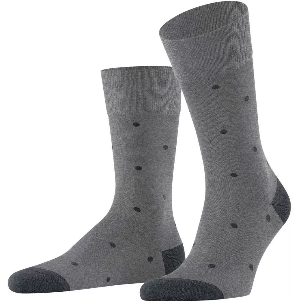 Falke Men's Socks^Grey Dot Socks