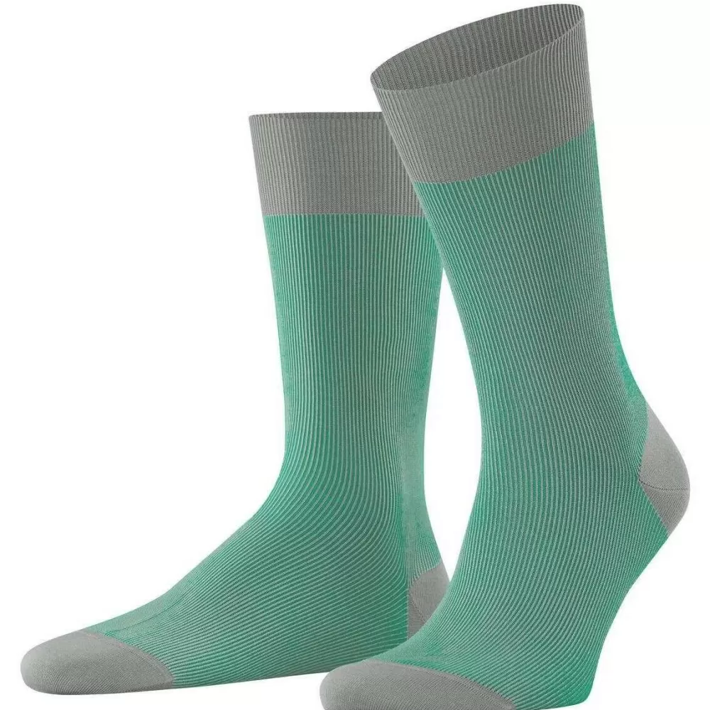 Falke Men's Socks^Grey Fine Shadow Socks