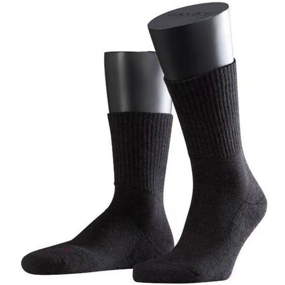 Falke Men's Socks^Grey Melange Walkie Light Midcalf Socks