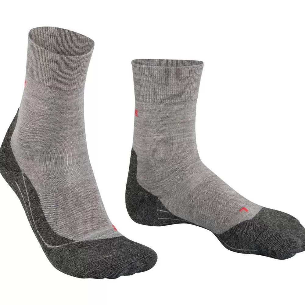 Falke Men's Socks^Grey Ru4 Endurance Wool Socks