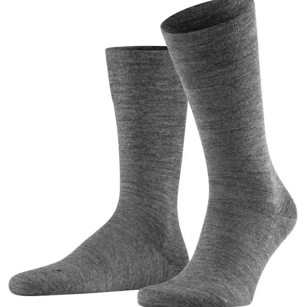 Falke Men's Socks^Grey Sensitive Berlin Socks