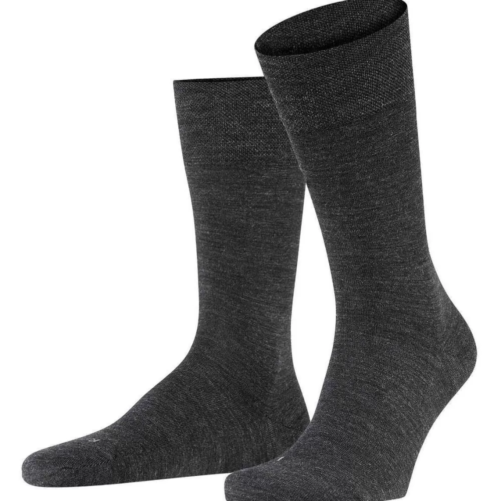 Falke Men's Socks^Grey Sensitive Berlin Socks