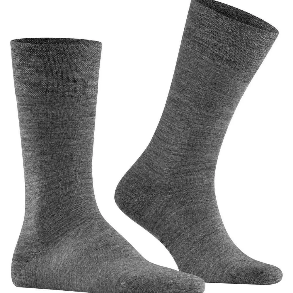 Falke Men's Socks^Grey Sensitive Berlin Socks