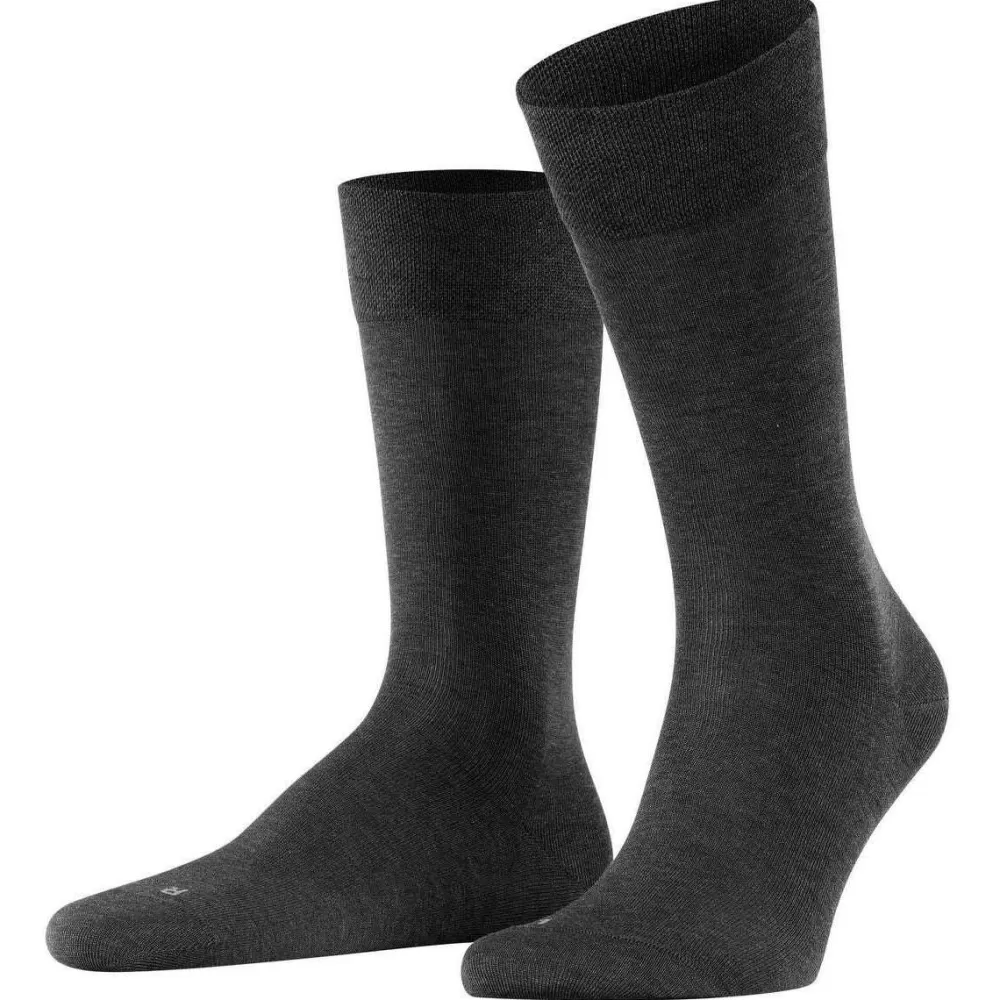 Falke Men's Socks^Grey Sensitive Malaga Socks