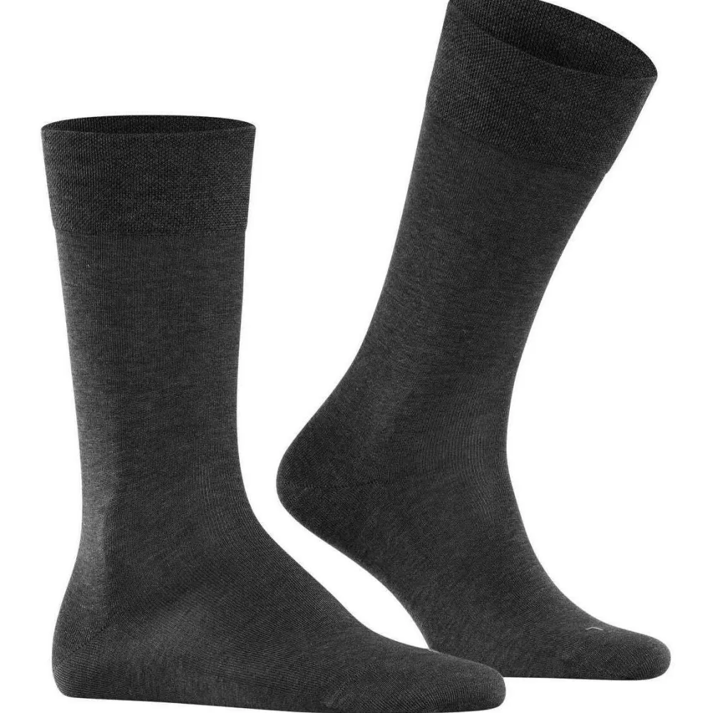 Falke Men's Socks^Grey Sensitive Malaga Socks