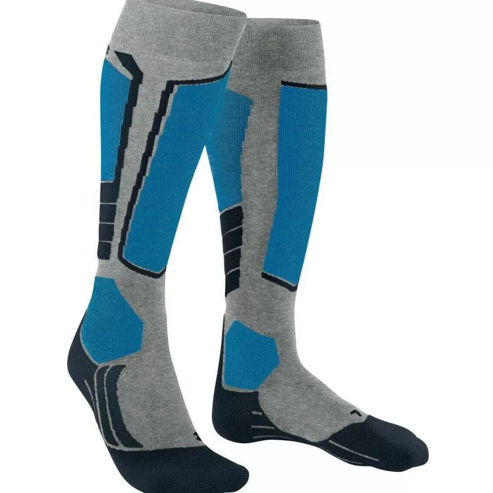 Falke Men's Socks^Grey Sk2 Intermediate Vegan Knee High Socks
