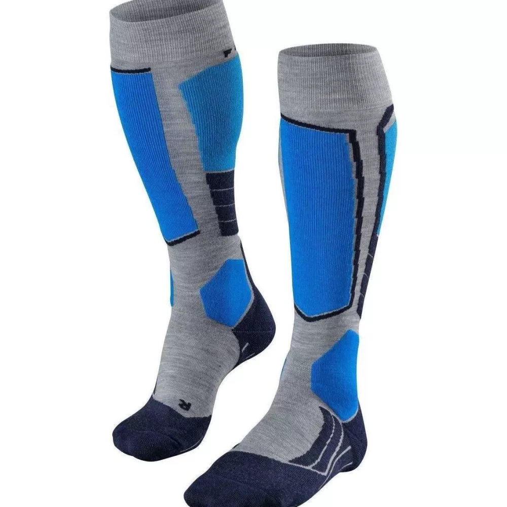 Falke Men's Socks^Grey Skiing 2 Knee High Socks