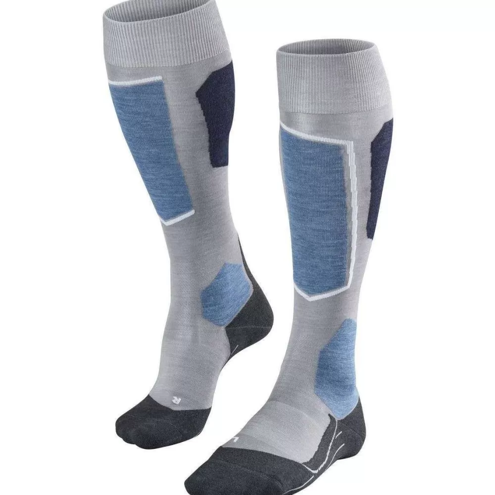 Falke Men's Socks^Grey Skiing 6 Knee High Socks