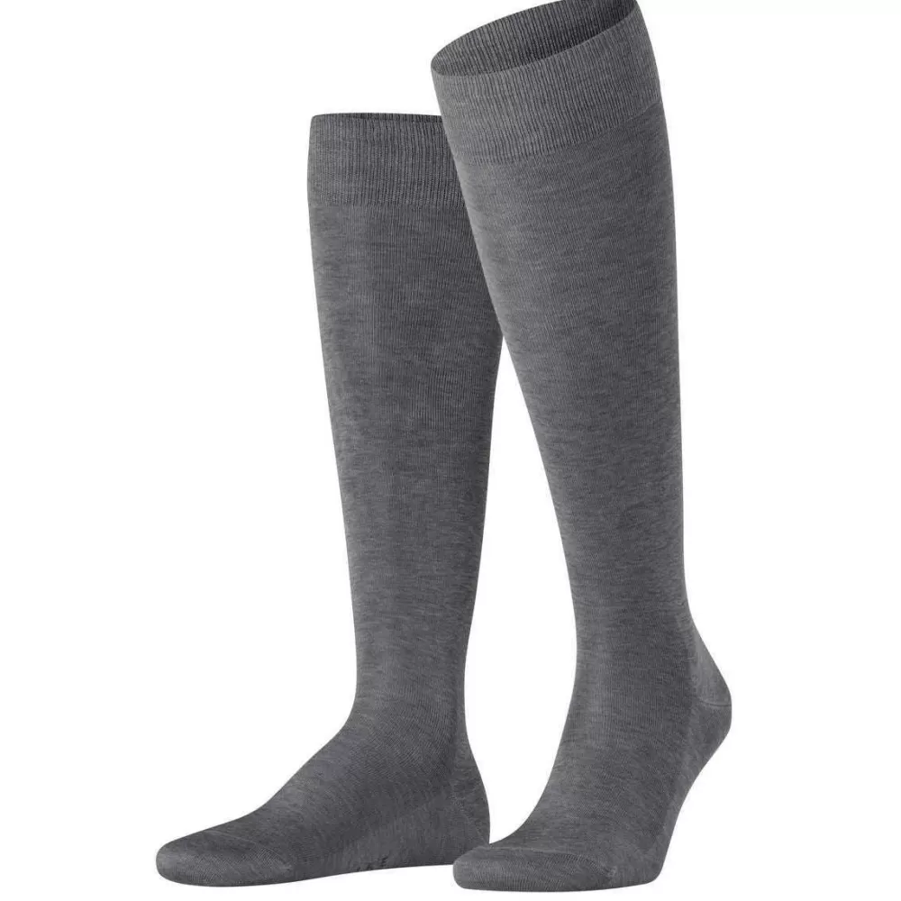 Falke Men's Socks^Grey Tiago Knee High Socks