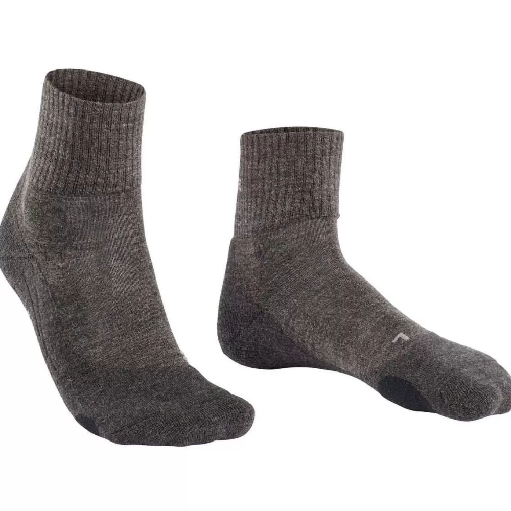 Falke Men's Socks^Grey Tk2 Explore Wool Short Socks