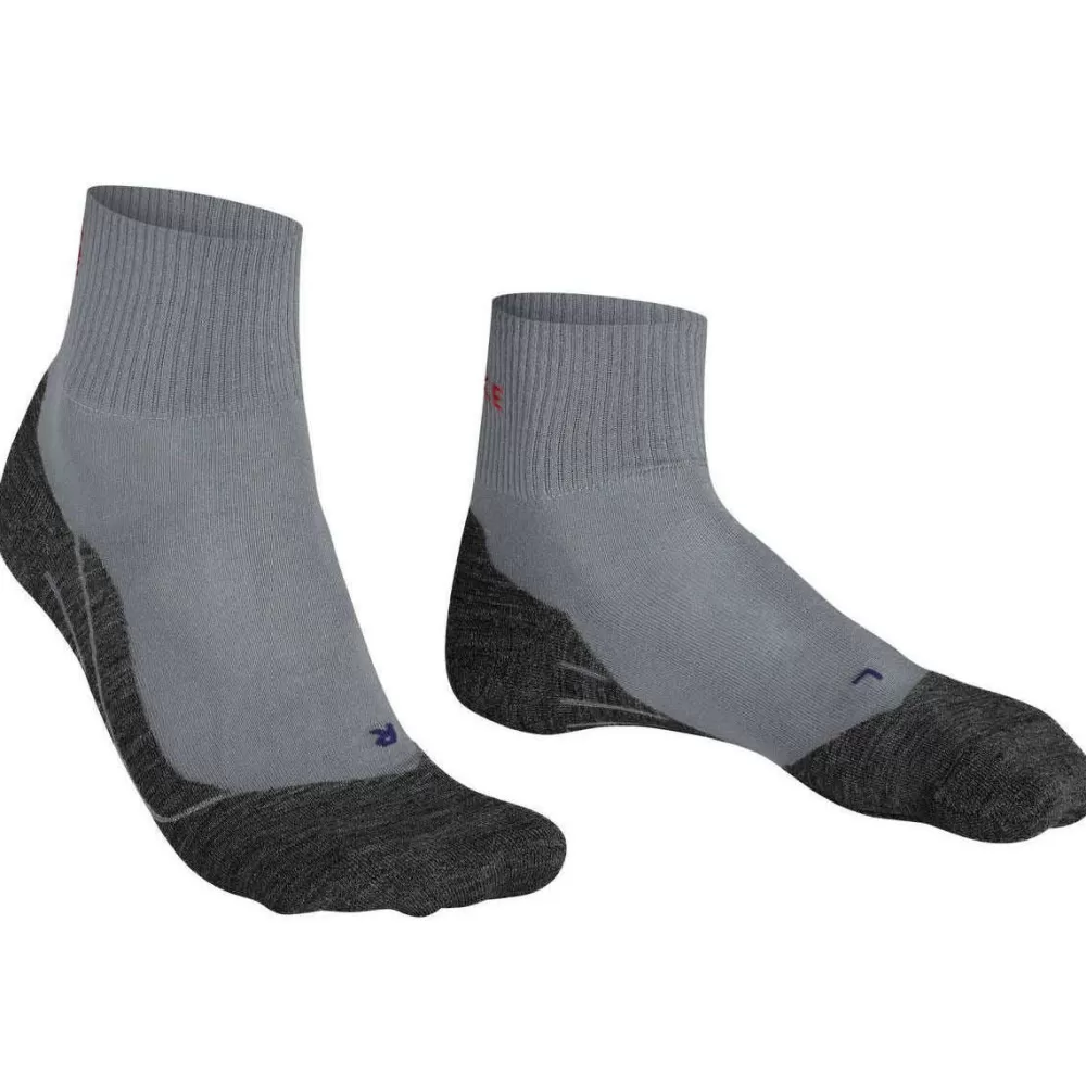 Falke Men's Socks^Grey Tk5 Wander Cool Short Socks