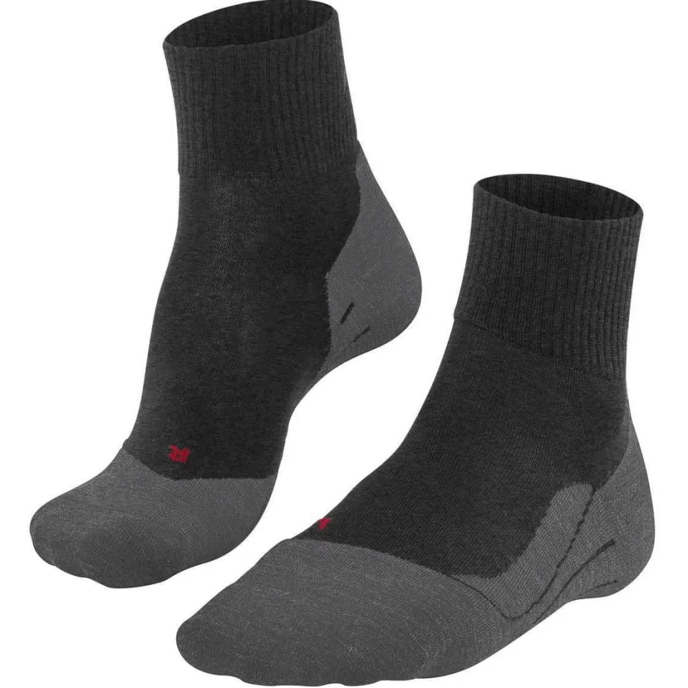 Falke Men's Socks^Grey Tk5 Wander Wool Short Socks