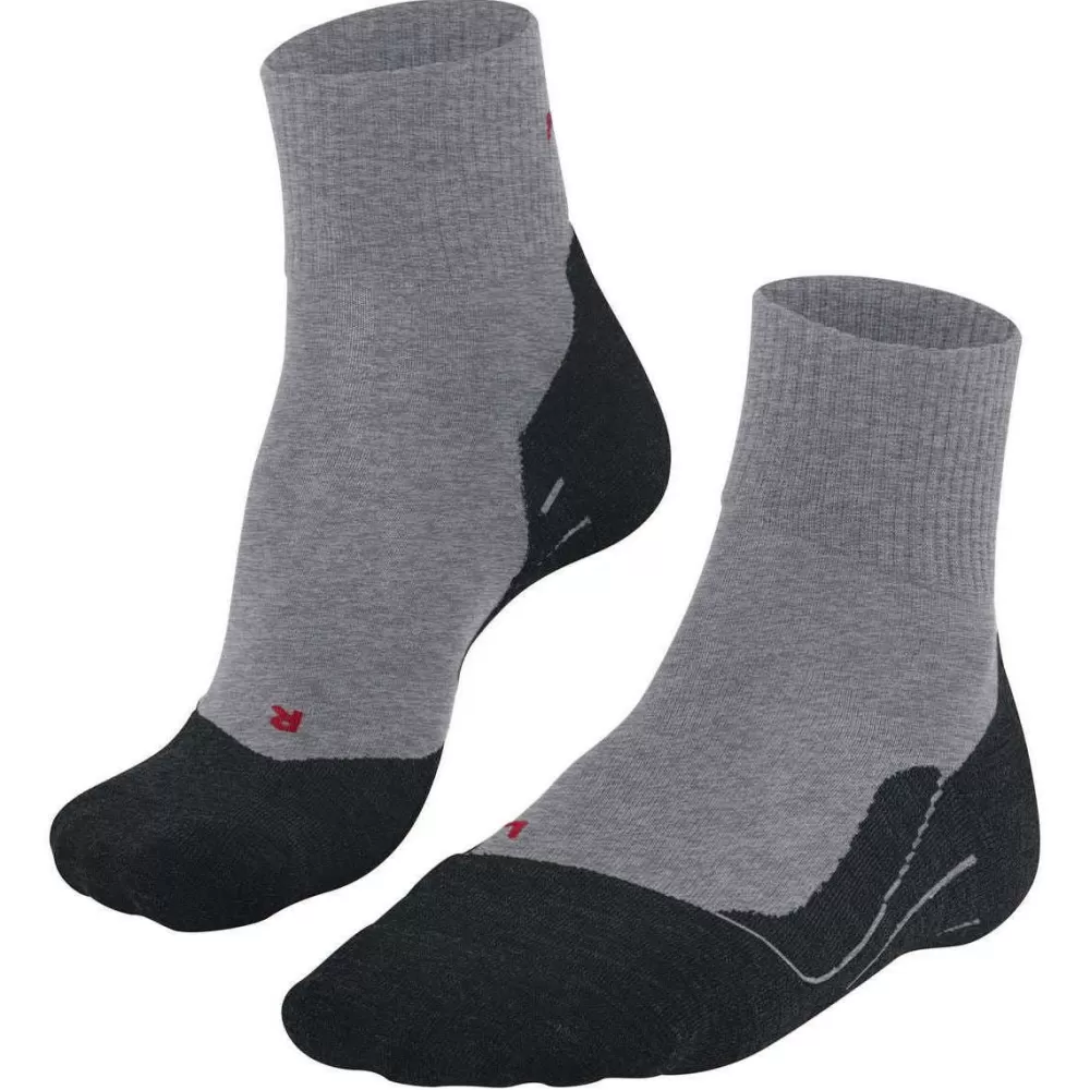 Falke Men's Socks^Grey Tk5 Wander Wool Short Socks