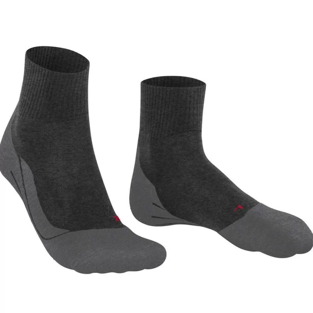 Falke Men's Socks^Grey Tk5 Wander Wool Short Socks