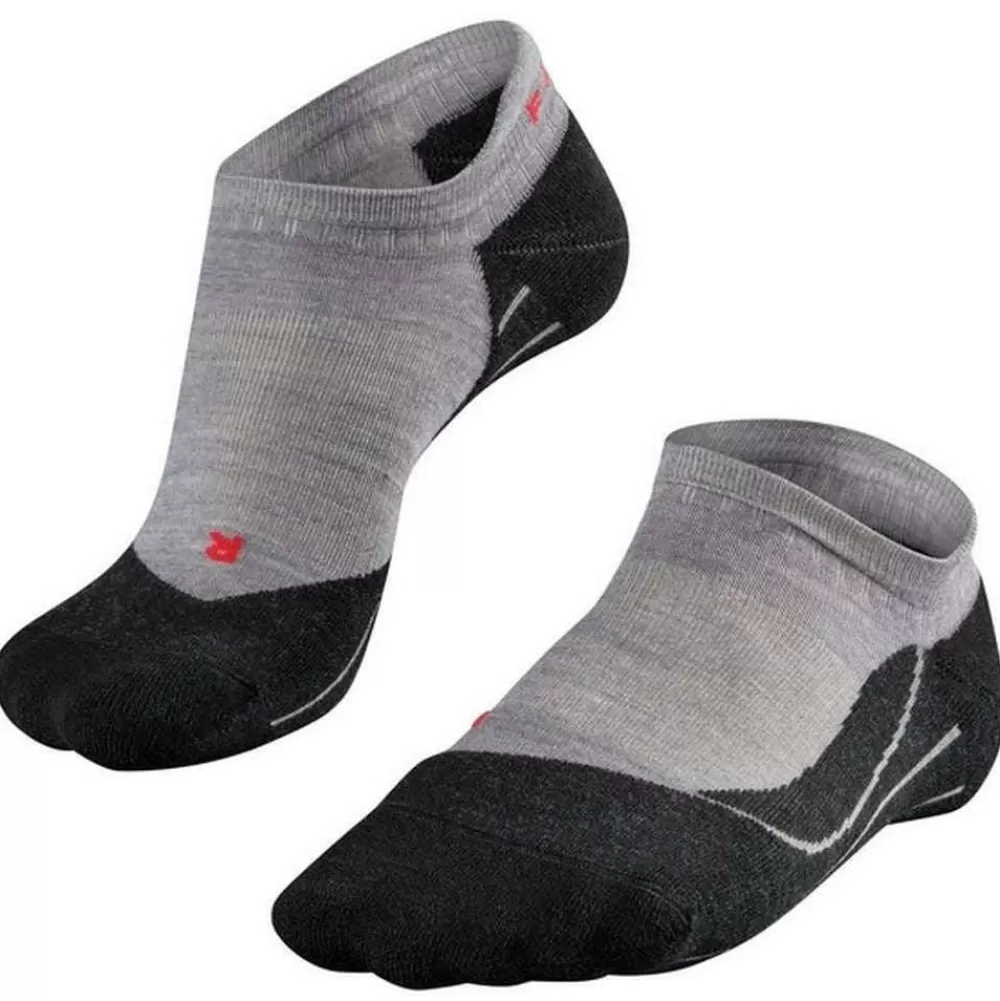 Falke Men's Socks^Grey Trekking 5 Invisible No Show Socks