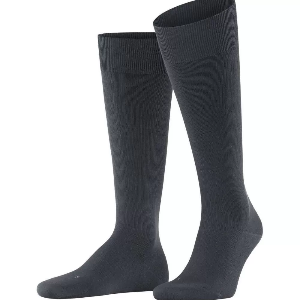 Falke Men's Socks^Grey Ultra Energizing W3 Knee High Socks