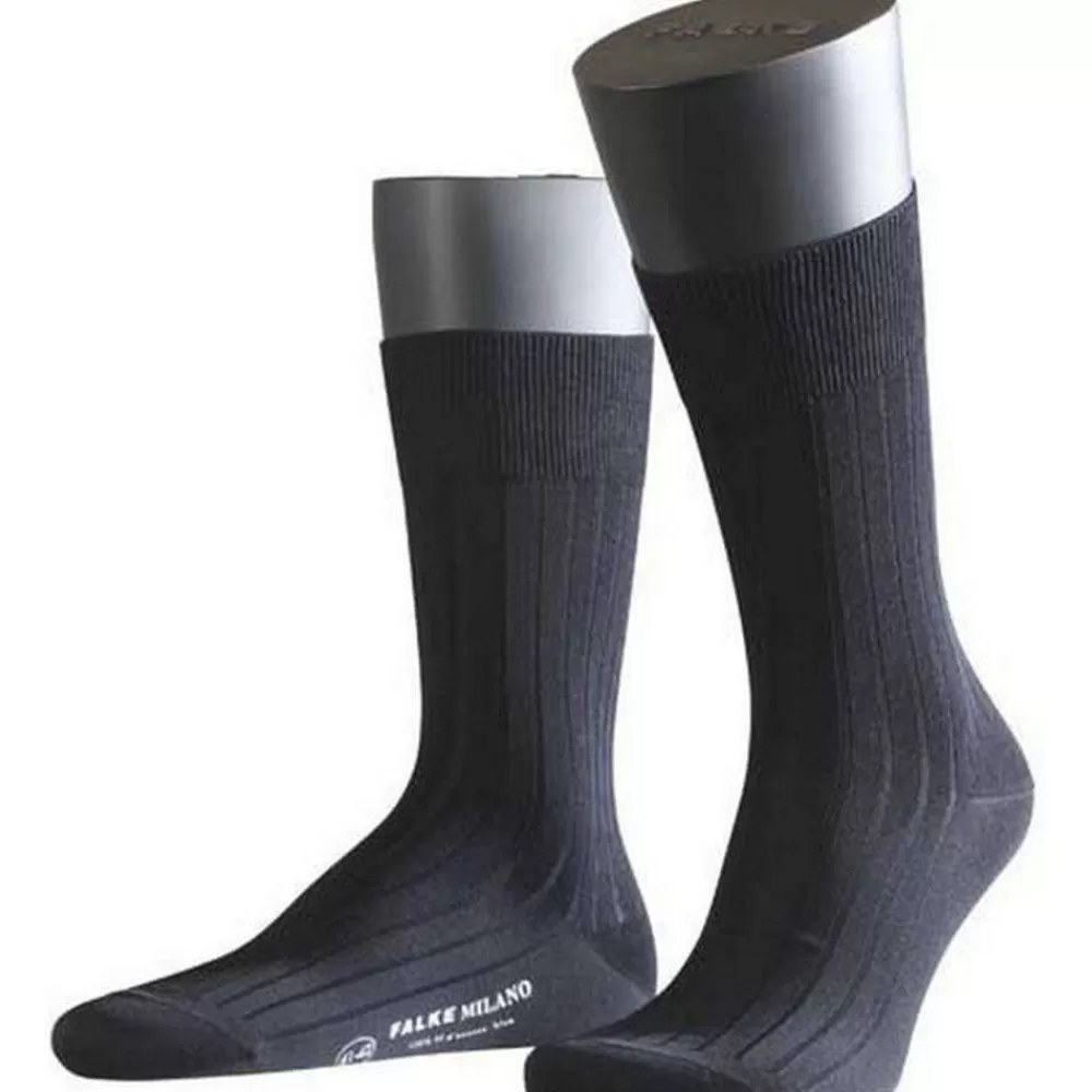 Falke Men's Socks^Navy Milano Socks